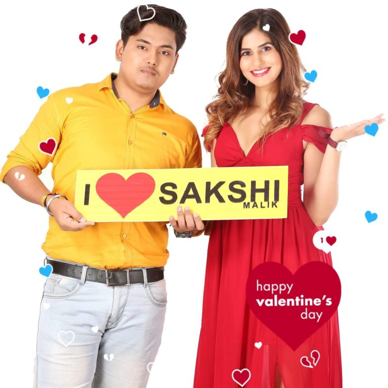 Prakash Jha with Sakshi Malik (Prakshi)