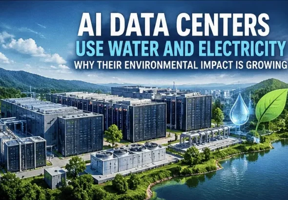 AI Data Centers Use Water and Electricity: Why Their Environmental Impact Is Growing